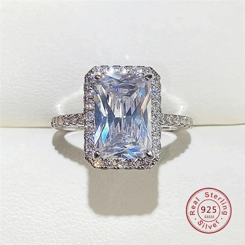 Classic Square Bridal Ring