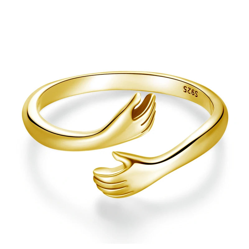 Hugging Hand Ring – A Symbol of Love and Comfort