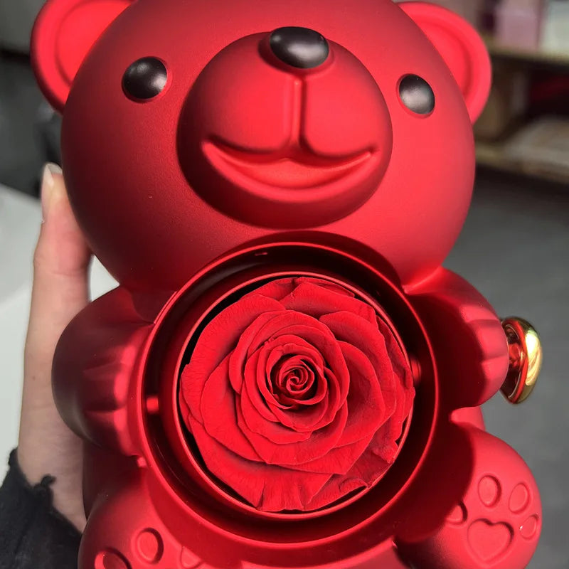 Eternal Rose Bear Gift Box