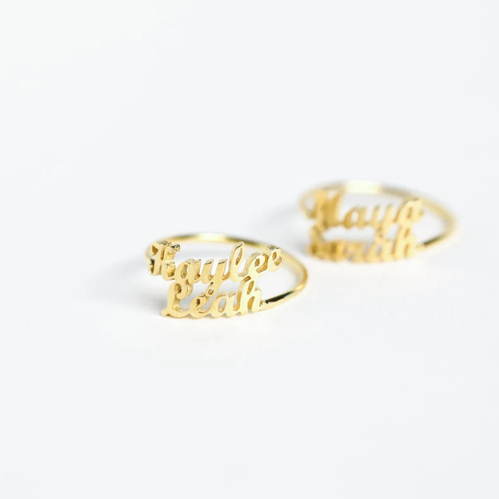 Custom Name Couple/BFF Ring