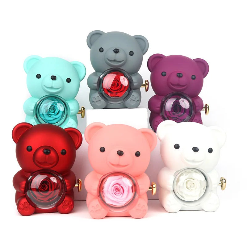 Eternal Rose Bear Gift Box