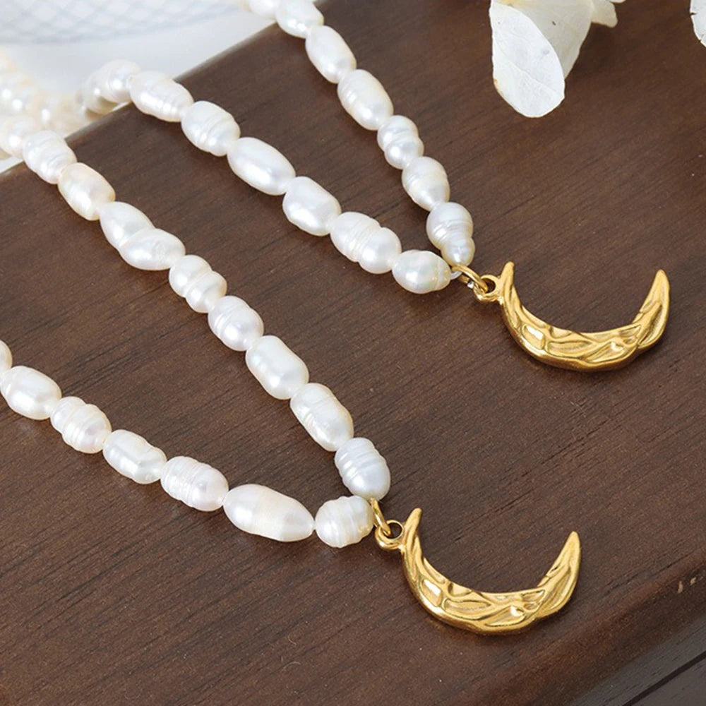 Pearl Moon Necklace