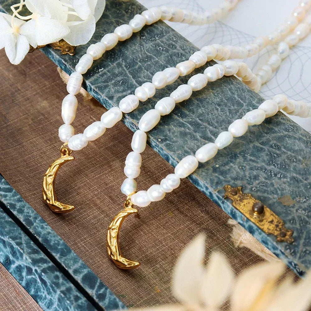 Pearl Moon Necklace