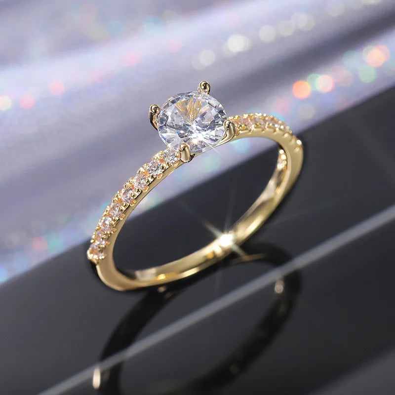 Elegant Zircon Ring