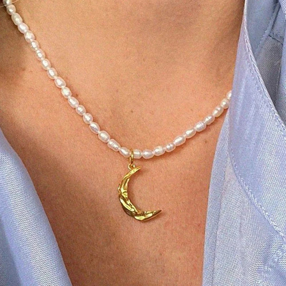 Pearl Moon Necklace