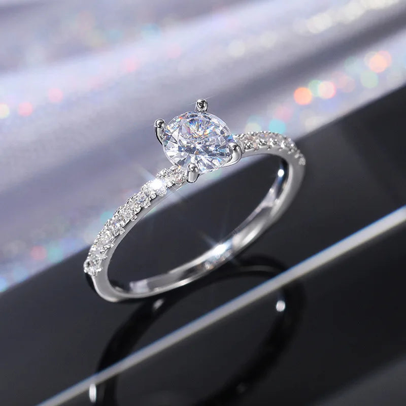 Elegant Zircon Ring