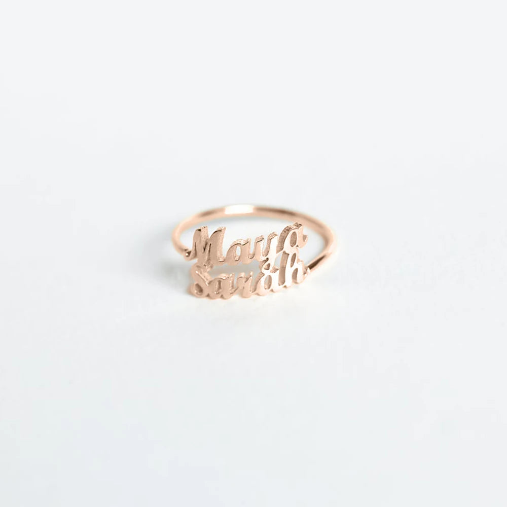 Custom Name Couple/BFF Ring