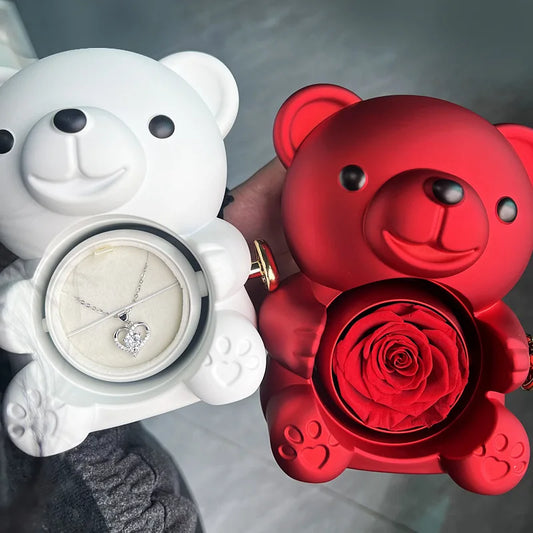 Eternal Rose Bear Gift Box