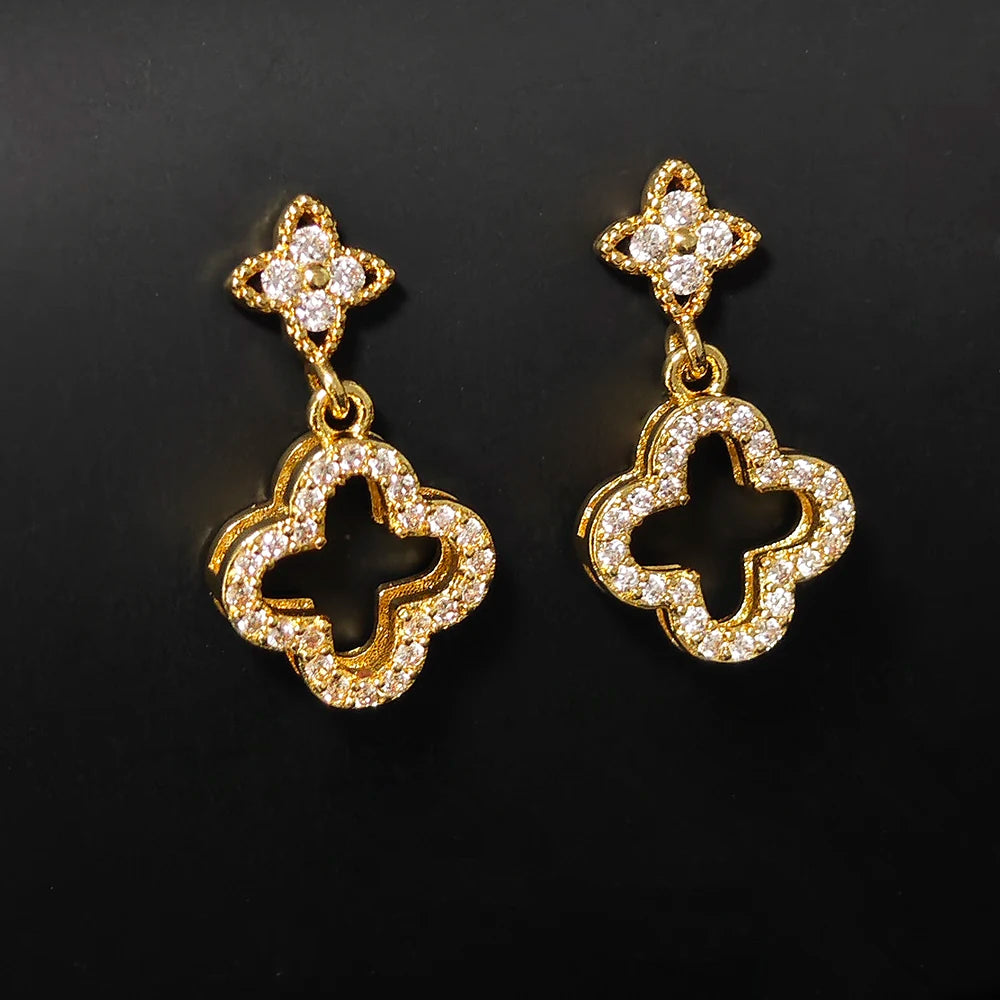 Elegant Clover Earrings