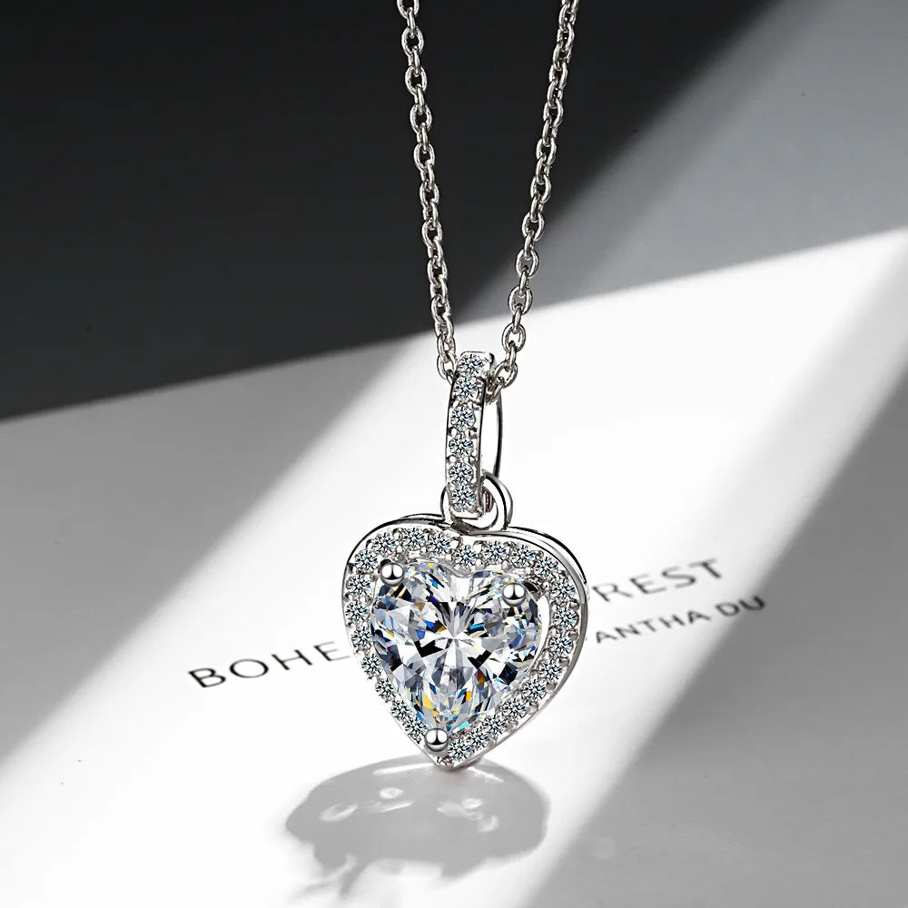 Zircon Heart Necklace