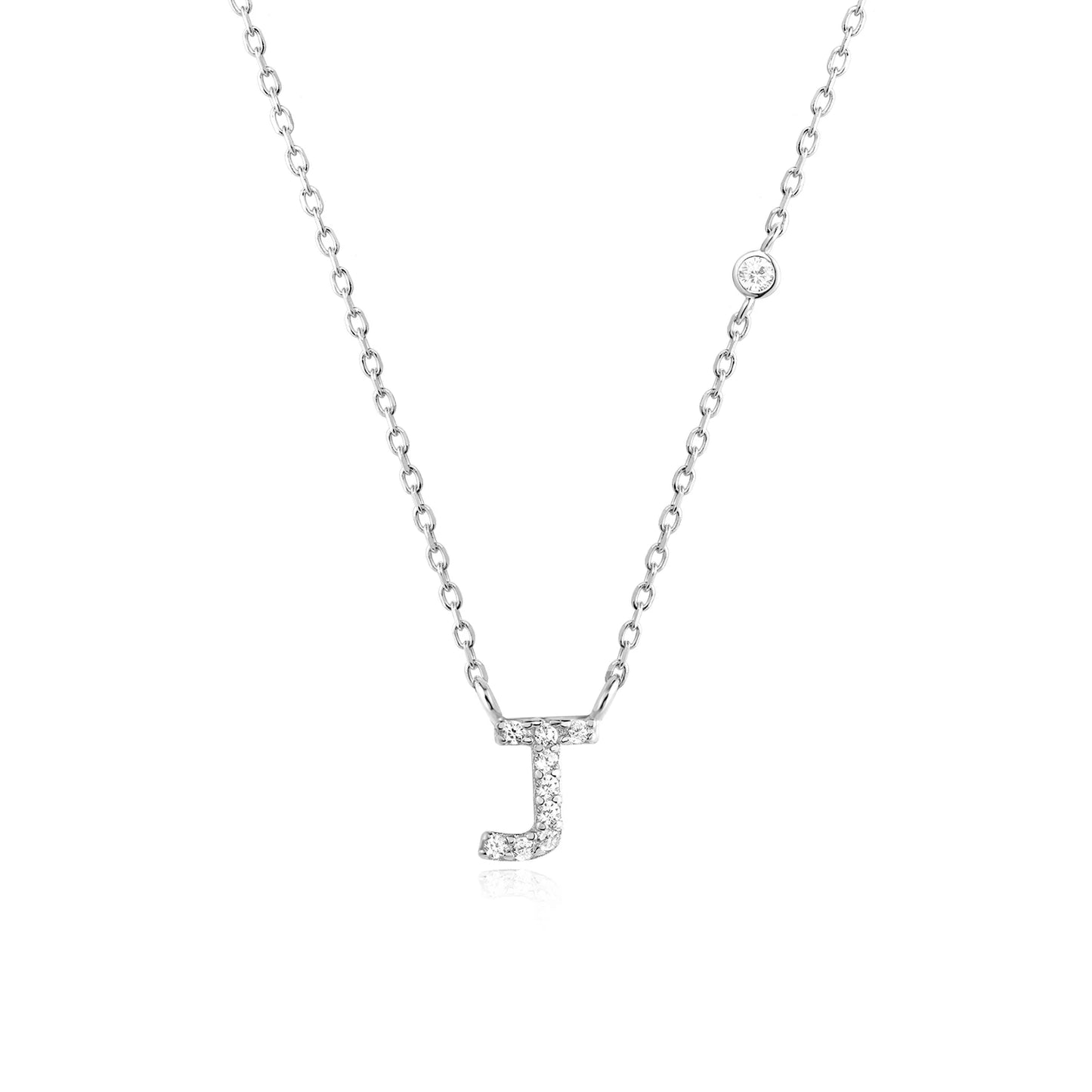 Initial Necklace Zircon